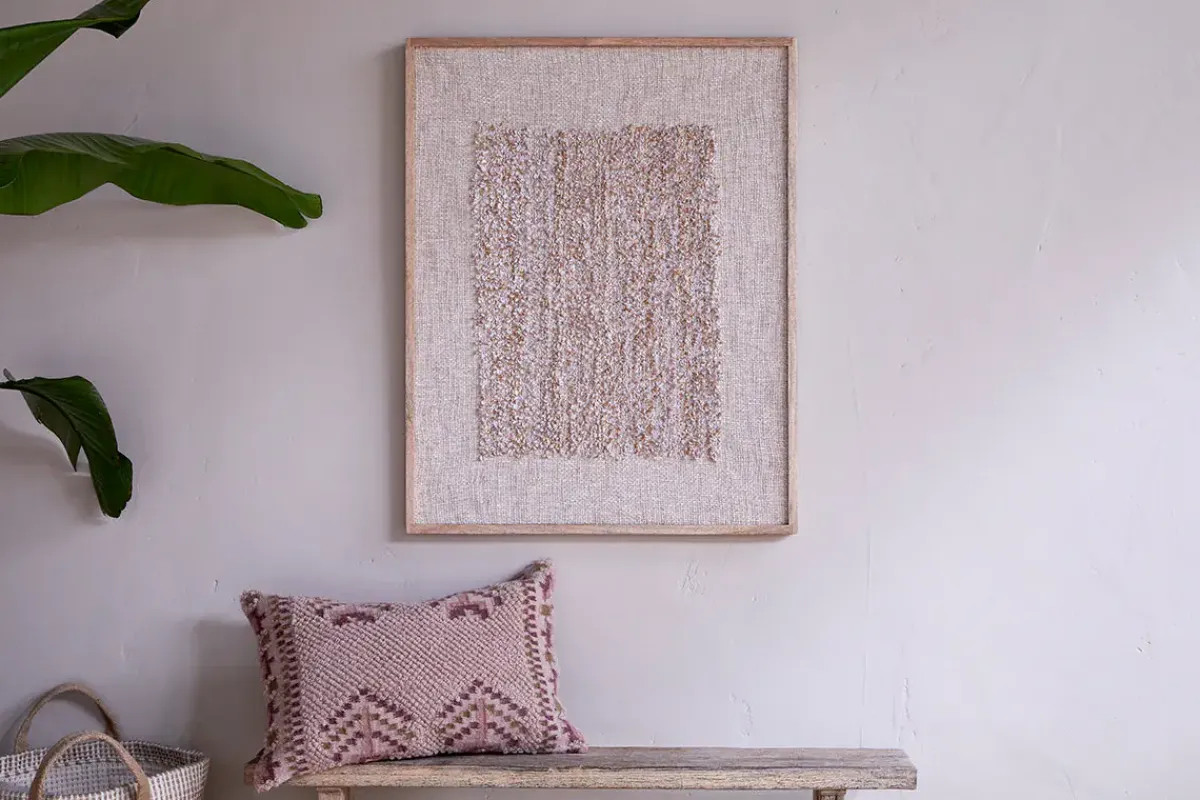 Decorative Home Accessories|Wall Art^Nkuku Ikona Textured Wall Art - Natural