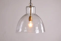 Pendant Lighting^Nkuku Inayah Recycled Glass Pendant - Clear