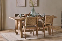 Kitchen & Dining|Dining Tables^Nkuku Indali Mango Wood Dining Table - Natural