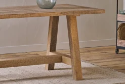 Kitchen & Dining|Dining Tables^Nkuku Indali Mango Wood Dining Table - Natural