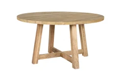 Kitchen & Dining|Dining Tables^Nkuku Indali Mango Wood Round Dining Table - Natural