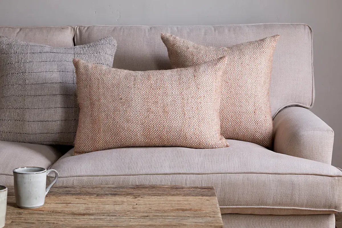 Bedroom Textiles|Cushions^Nkuku Indie Recycled Cushion Cover - Rust