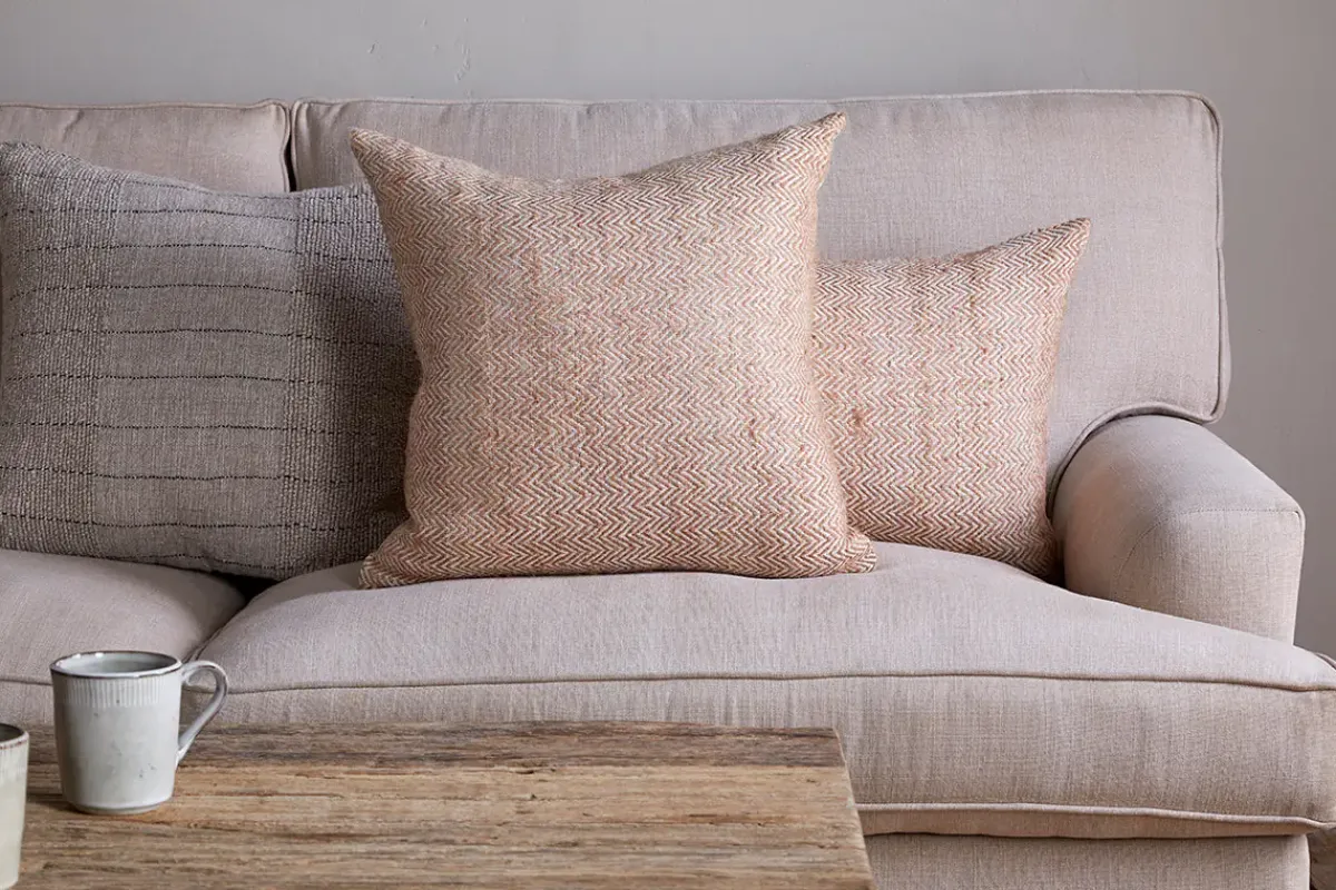 Bedroom Textiles|Cushions^Nkuku Indie Recycled Cushion Cover - Rust