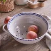 Pantry|Kitchen Storage^Nkuku Indigo Drop Colander - Indigo