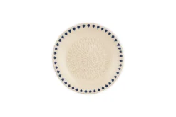 Serving Bowls^Nkuku Indigo Drop Garlic Grater - Cream & Indigo