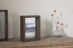 Desk Accessories|Photo Frames^Nkuku Indu Standing Mango Wood Frame - Dark Ash