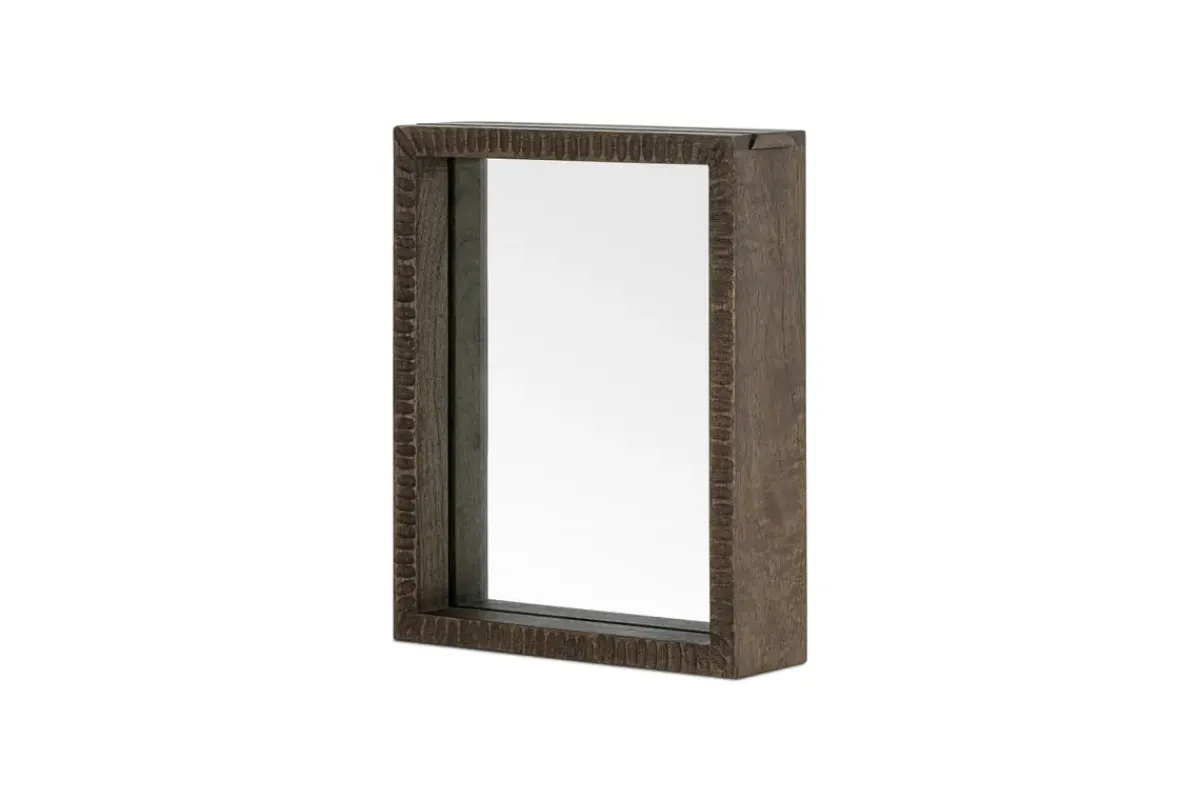 Desk Accessories|Photo Frames^Nkuku Indu Standing Mango Wood Frame - Dark Ash
