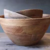 Decorative Home Accessories|Bowls & Trays^Nkuku Indus Wooden Bowl