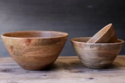 Decorative Home Accessories|Bowls & Trays^Nkuku Indus Wooden Bowl
