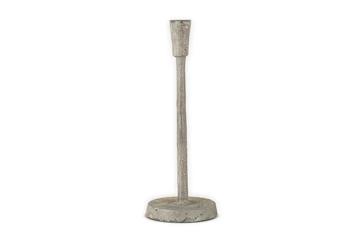 Desk Accessories|Candle Holders^Nkuku Inigo Candle Holder - Aged Zinc