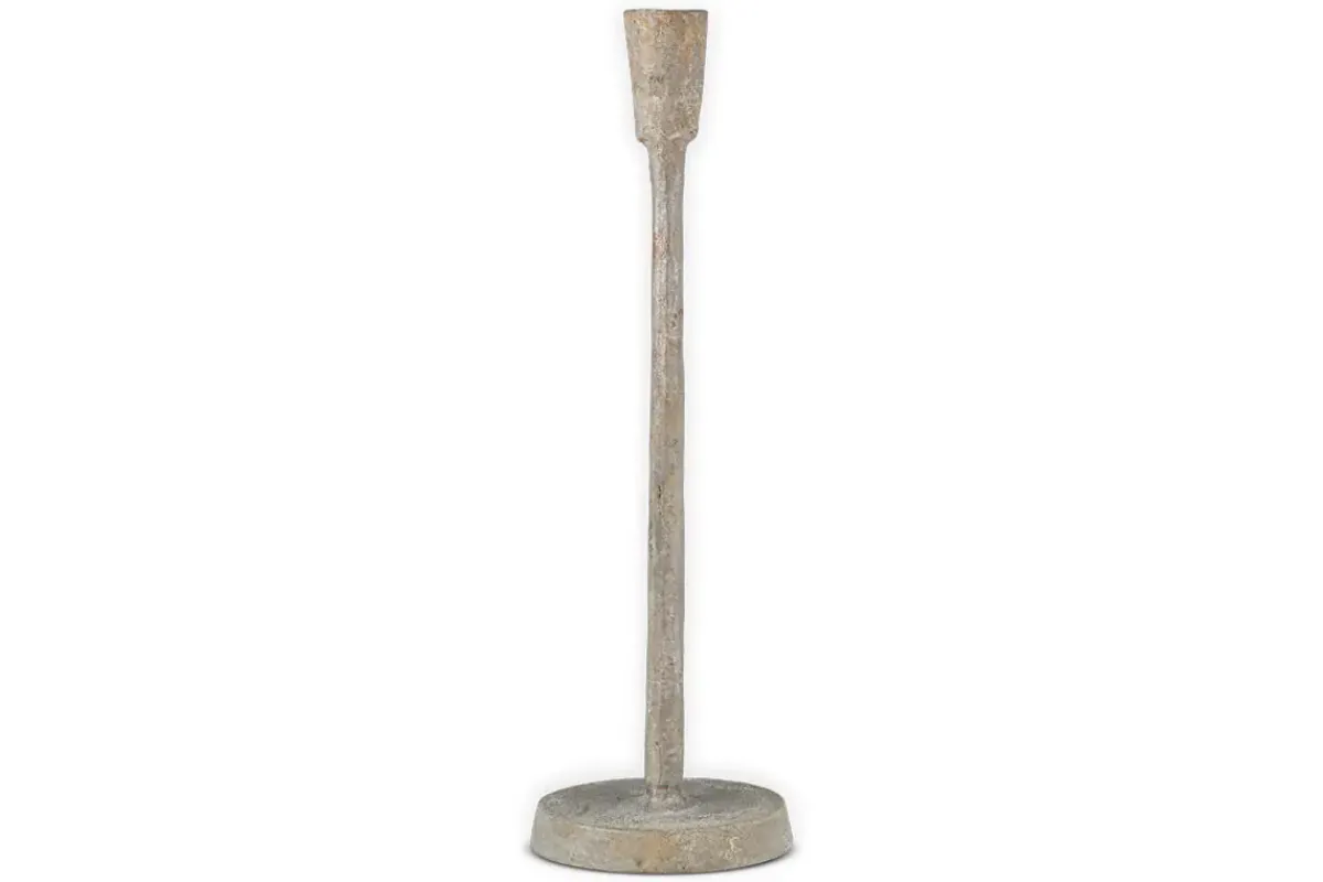 Desk Accessories|Candle Holders^Nkuku Inigo Candle Holder - Aged Zinc