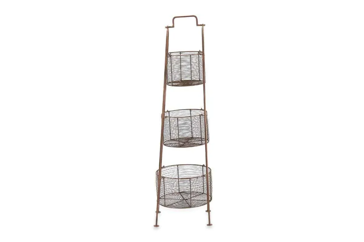 Pantry|Kitchen Storage^Nkuku Inkollu Three-Tiered Storage Stand