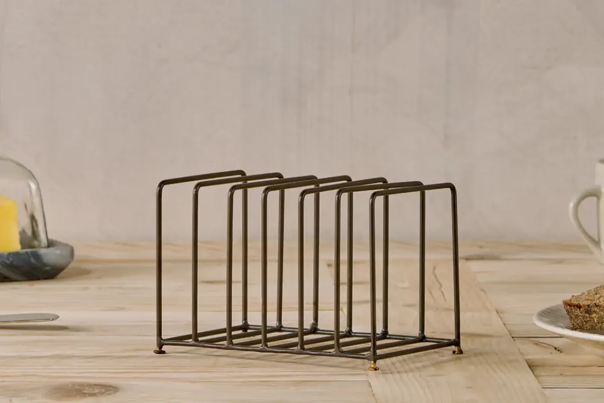Breakfast Accessories^Nkuku Inkollu Toast Rack - Aged Brass