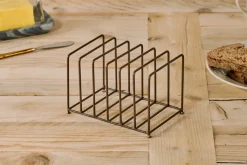 Breakfast Accessories^Nkuku Inkollu Toast Rack - Aged Brass
