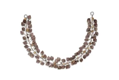 Wreaths & Garlands|Winter Berries^Nkuku Ishana Wreath - Antique Brass