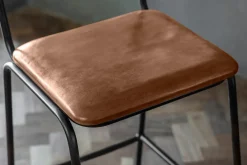 Kitchen & Dining|Bar Stools & Bar Chairs^Nkuku Iswa Leather & Cane Counter Chair - Aged Tan