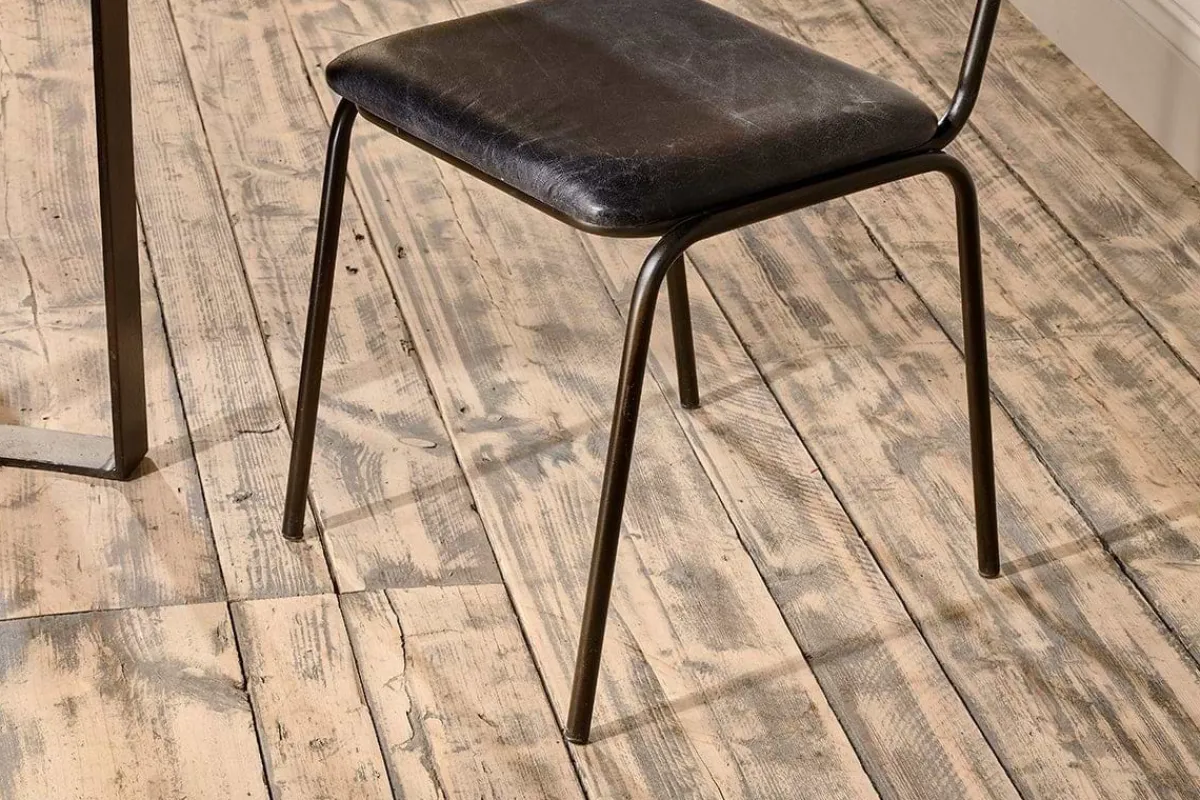 Home Office|Kitchen & Dining^Nkuku Iswa Leather & Cane Dining Chair - Black