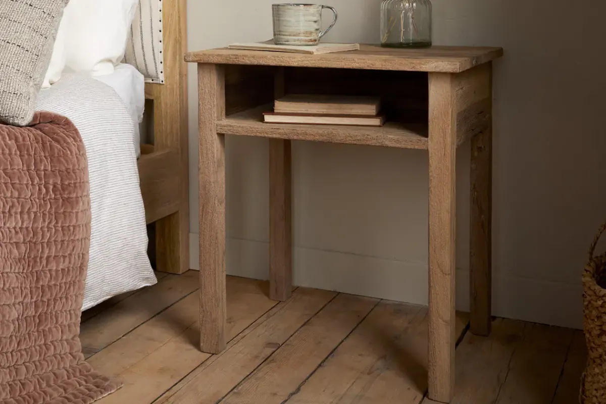 Bedroom|Beside Tables^Nkuku Iya Reclaimed Wood Bedside Table - Natural