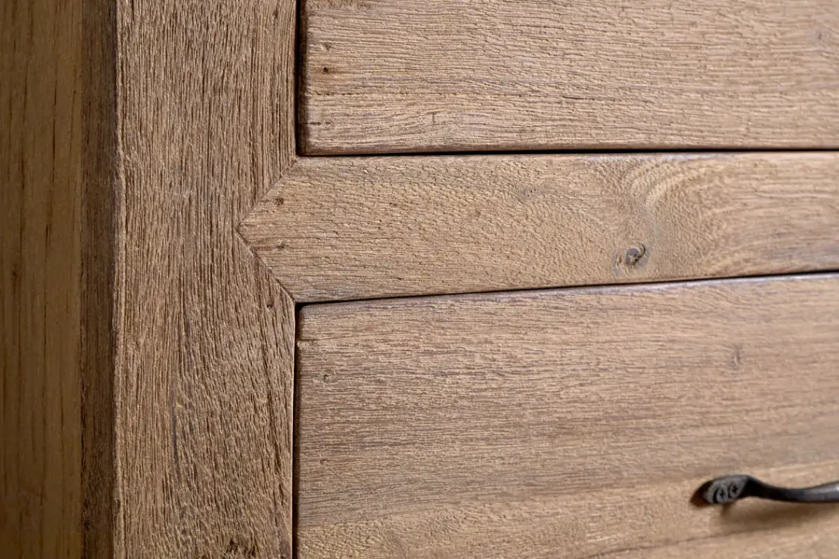 Bedroom^Nkuku Iya Reclaimed Wood Chest of Drawers - Natural - Small