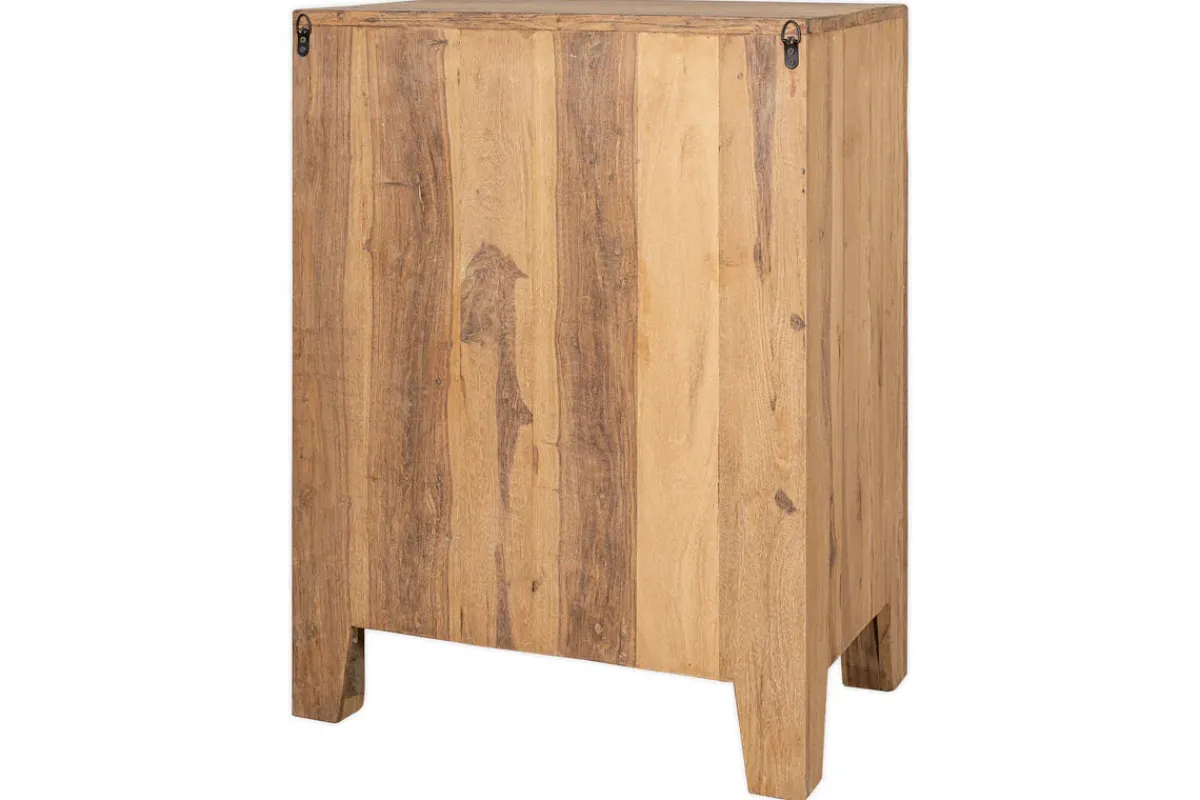 Bedroom^Nkuku Iya Reclaimed Wood Chest of Drawers - Natural - Small