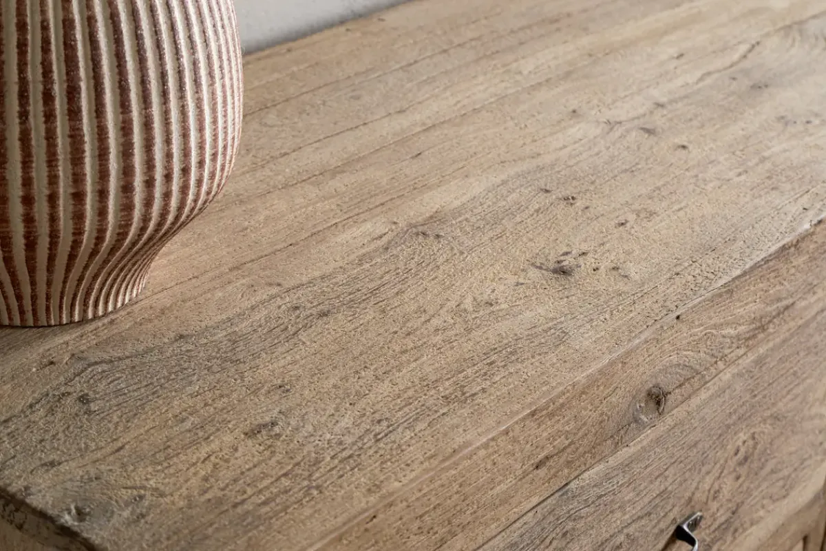 Bedroom^Nkuku Iya Reclaimed Wood Chest of Drawers - Natural - Large