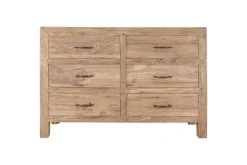 Bedroom^Nkuku Iya Reclaimed Wood Chest of Drawers - Natural - Large