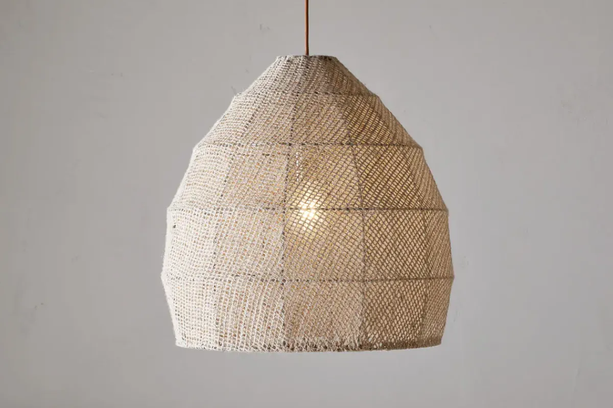 Pendant Shades^Nkuku Jahari Woven Jute Pendant - Natural