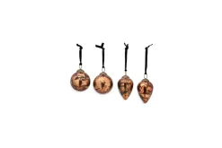 Baubles & Tree Decorations|Winter Berries^Nkuku Jalshara Baubles - (Set of 4) Antique Copper
