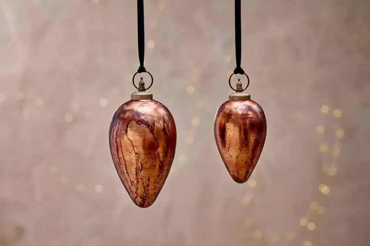 Giant Baubles^Nkuku Jalshara Giant Bauble Drop - Antique Copper