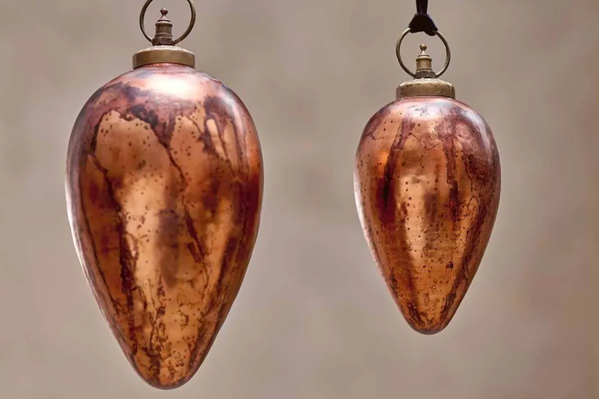 Giant Baubles^Nkuku Jalshara Giant Bauble Drop - Antique Copper