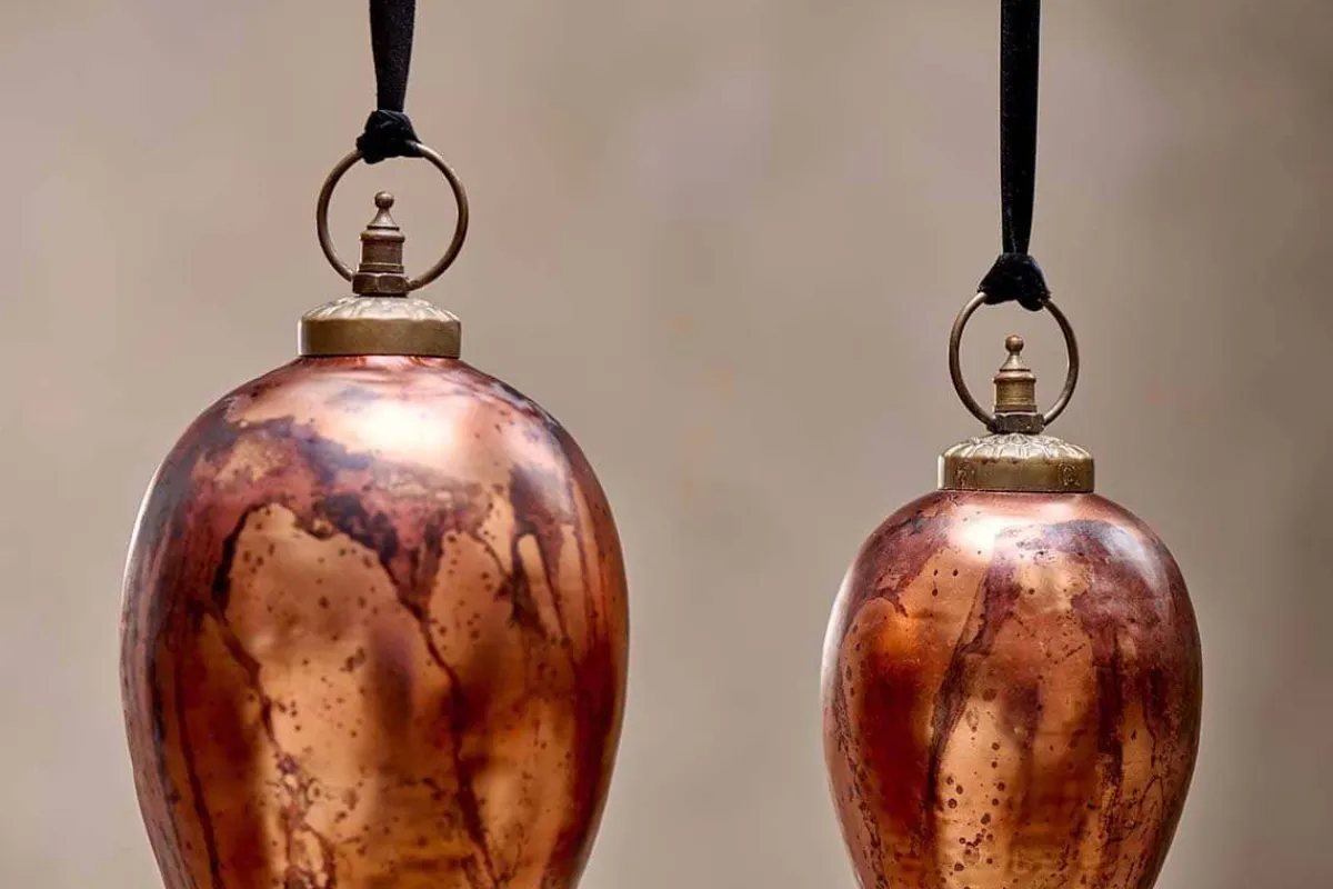 Giant Baubles^Nkuku Jalshara Giant Bauble Drop - Antique Copper