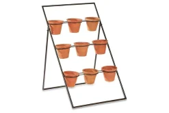 Garden Planters|Garden Décor^Nkuku Jara Terracotta Planter Stand