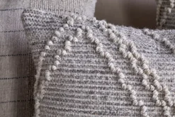 Bedroom Textiles|Cushions^Nkuku Juliyet Cotton & Wool Cushion Cover - Natural