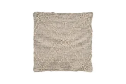 Bedroom Textiles|Cushions^Nkuku Juliyet Cotton & Wool Cushion Cover - Natural
