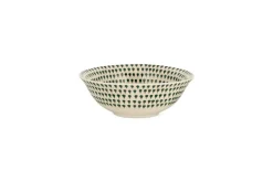 Christmas Table^Nkuku Juniper Drop Dinnerware Set - (Set of 12) Cream & Juniper