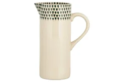 Jugs^Nkuku Juniper Drop Jug - Cream & Juniper - Large Green
