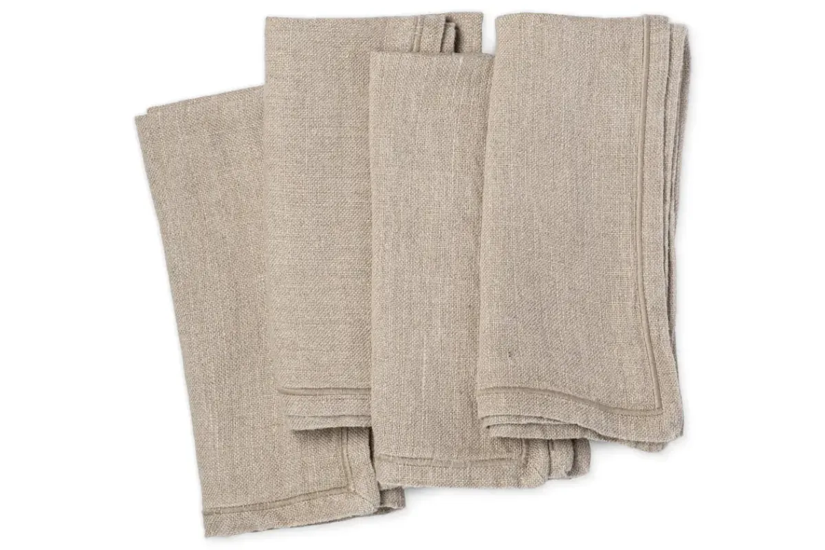 Table Settings & Linens^Nkuku Junto Linen Napkin - Natural (Set of 4)