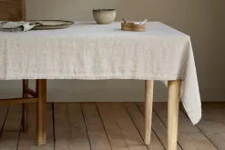 Table Settings & Linens^Nkuku Junto Linen Tablecloth - Natural - Small