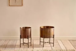 Decorative Home Accessories|Indoor Planters^Nkuku Juoni Iron Planter