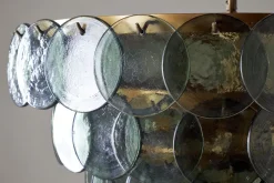 Statement Lighting|Pendant Lighting^Nkuku Kagitha Recycled Glass Chandelier - Green
