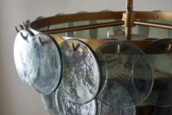 Statement Lighting|Pendant Lighting^Nkuku Kagitha Recycled Glass Chandelier - Green
