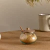 Pantry|Kitchen Storage^Nkuku Kali Round Storage Jar - Natural & Clear