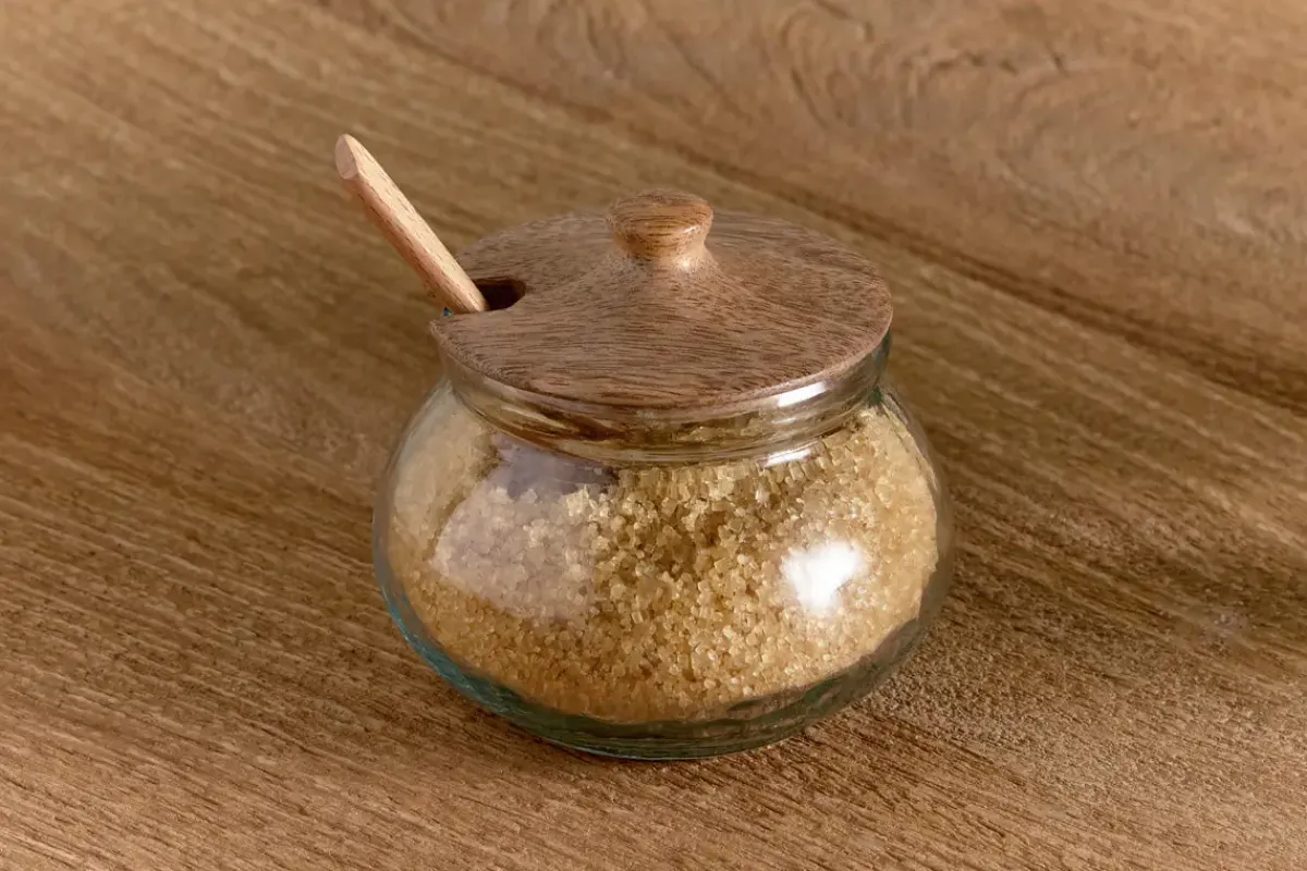 Pantry|Kitchen Storage^Nkuku Kali Round Storage Jar - Natural & Clear