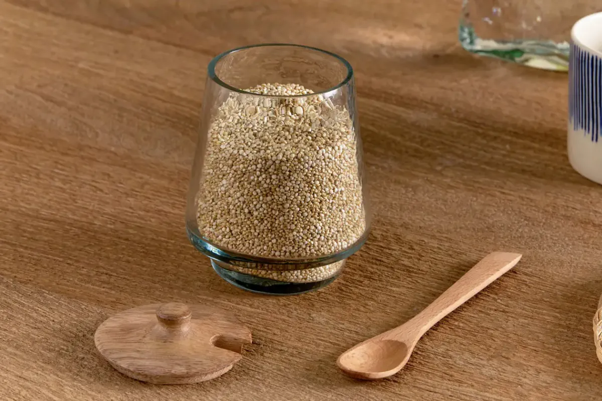 Pantry|Kitchen Storage^Nkuku Kali Tall Storage Jar - Natural & Clear