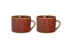 Mugs^Nkuku Kalini Mugs - - Large (Set of 2) Amber