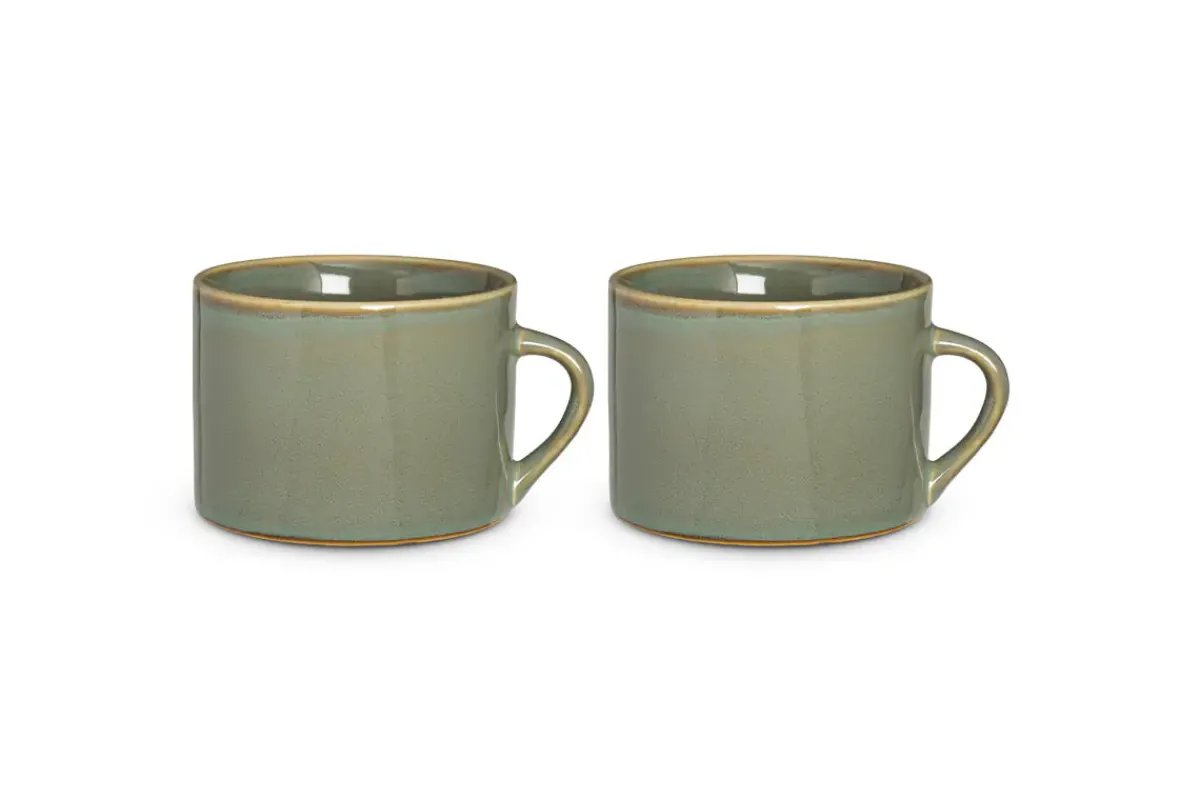 Mugs^Nkuku Kalini Mugs - - Large (Set of 2) Blue