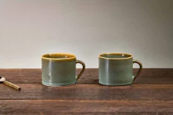 Mugs^Nkuku Kalini Mugs - - Small (Set of 2) Blue