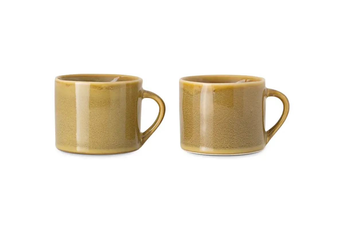 Mugs^Nkuku Kalini Mugs - - Small (Set of 2) Green