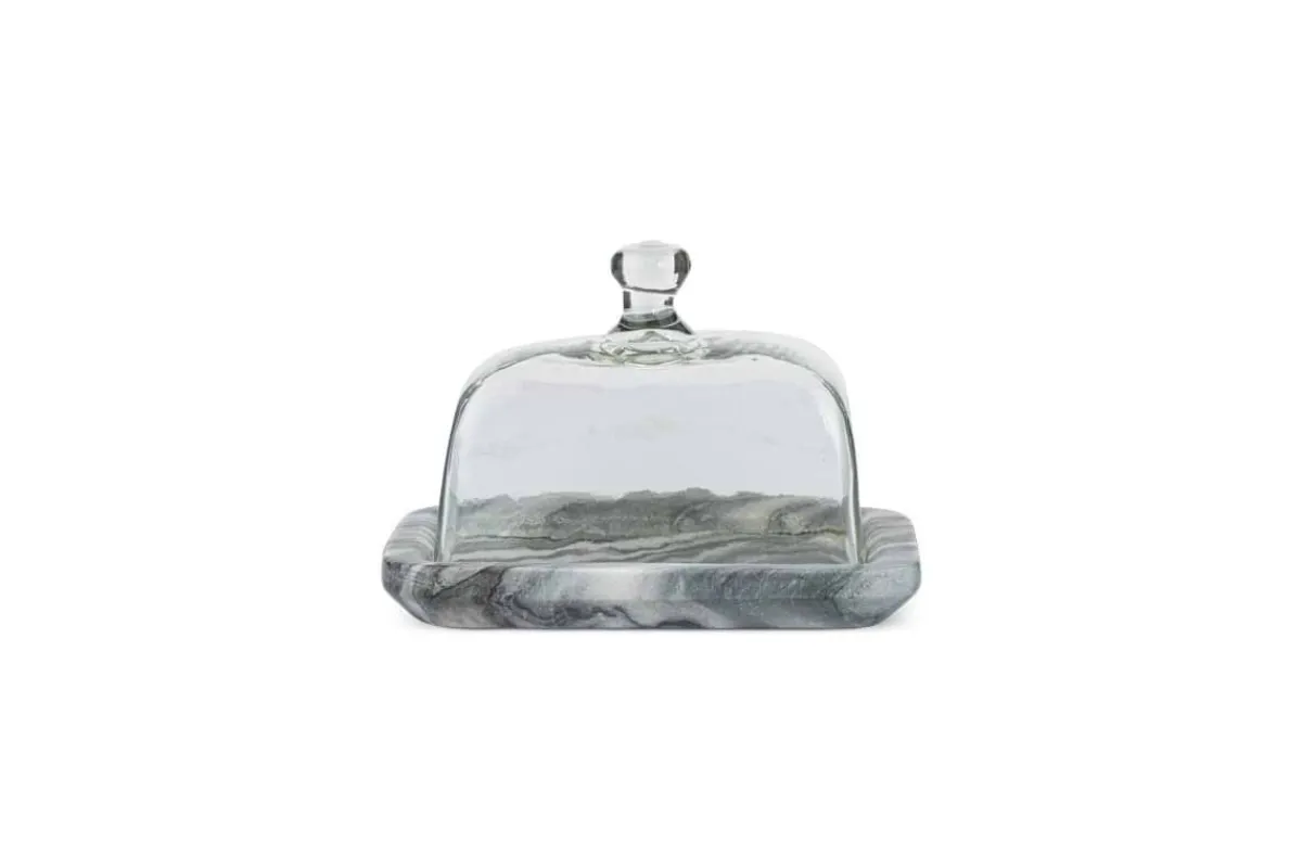 Pantry|Breakfast Accessories^Nkuku Kallso Marble Butter Dish