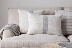 Bedroom Textiles|Cushions^Nkuku Kallu Wool & Cotton Cushion Cover - Natural